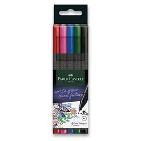 Marker Grip Finepen, 0,4 mm, Kunststoffetui Faber-Castell 151604